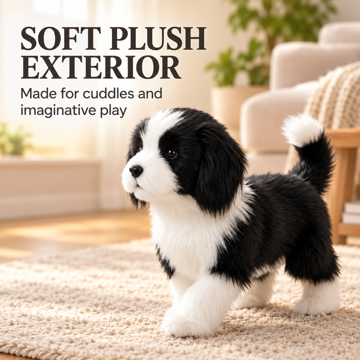 Interactive Walking and Barking Robot Puppy Toy specification image 2
