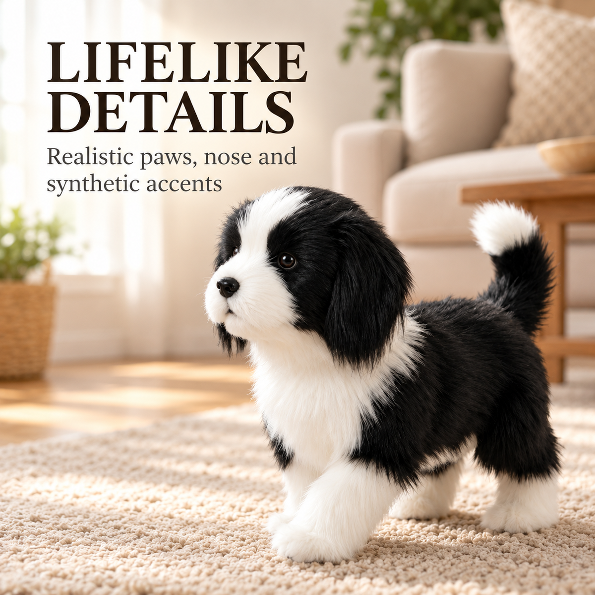 Interactive Walking and Barking Robot Puppy Toy specification image 3