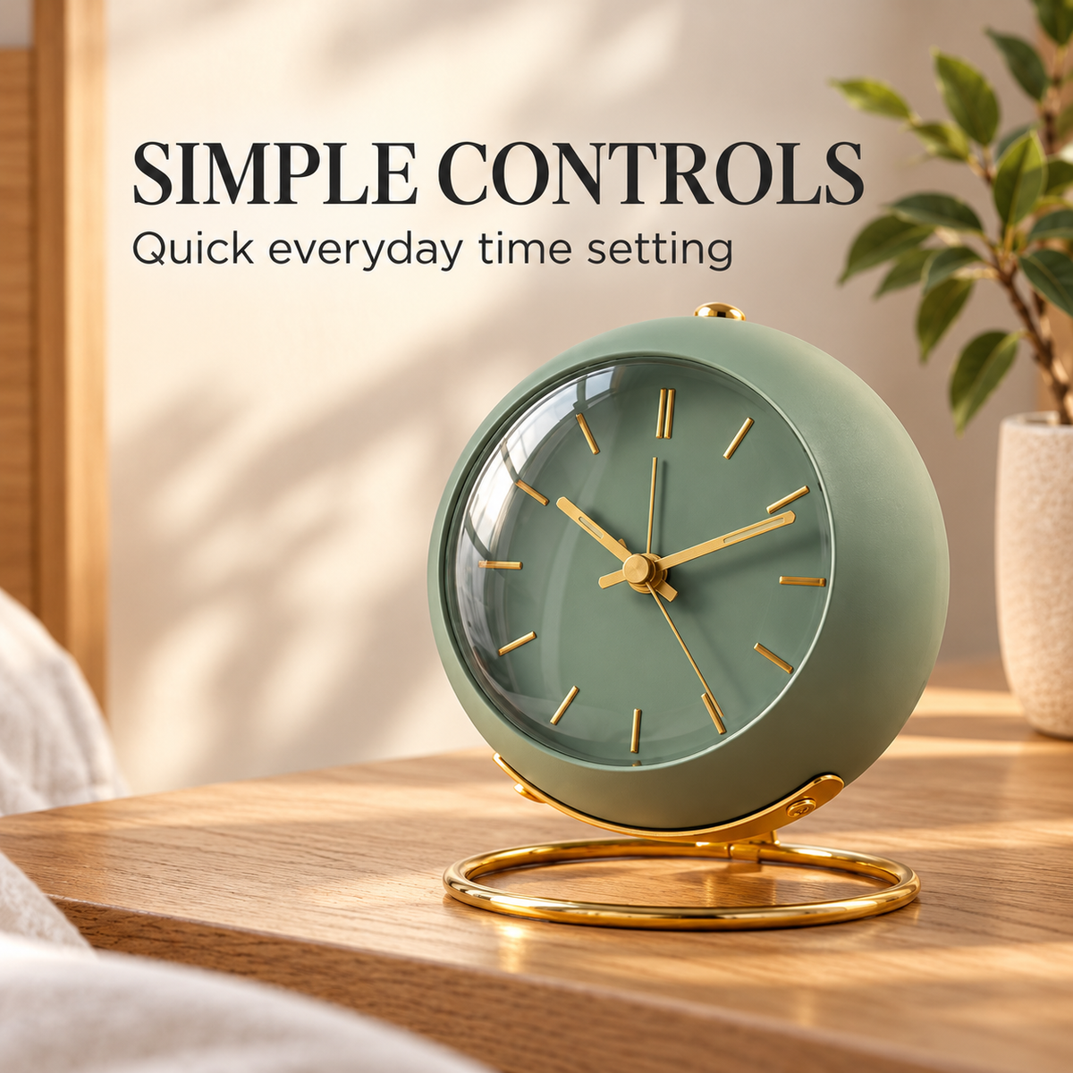 Large Display Digital Bedside Alarm Clock specification image 3