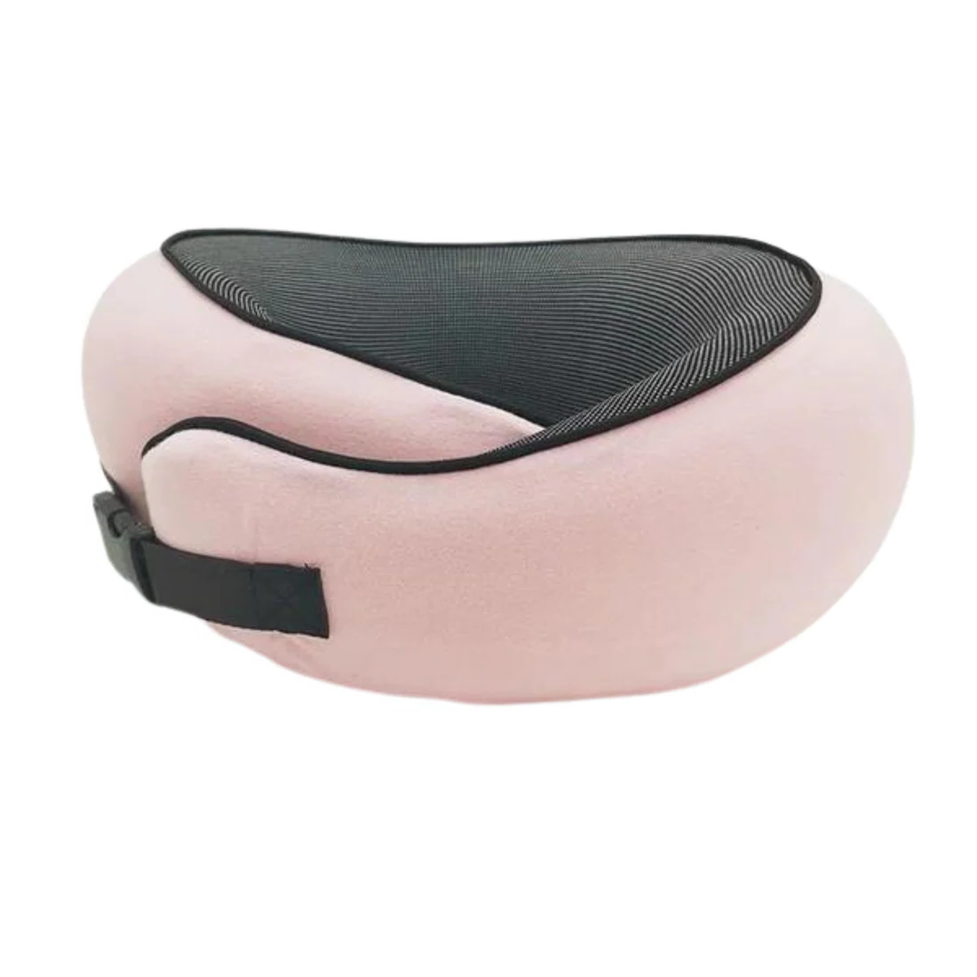 Contoured Travel Neck Pillow with Sleep Mask & Earplugs