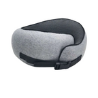 Contoured Travel Neck Pillow with Sleep Mask & Earplugs