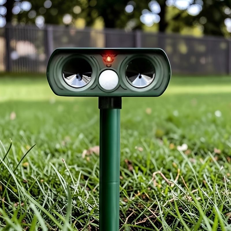 Solar Ultrasonic Deer Repeller with Motion Sensor for Garden