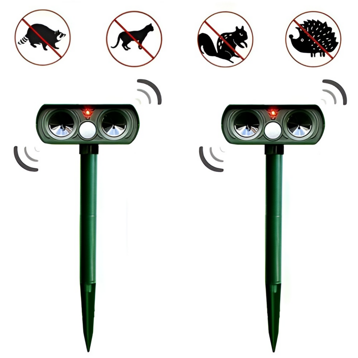 Solar Ultrasonic Deer Repeller with Motion Sensor for Garden