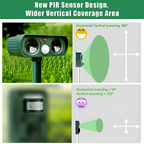 Solar Ultrasonic Deer Repeller with Motion Sensor for Garden