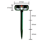 Solar Ultrasonic Deer Repeller with Motion Sensor for Garden