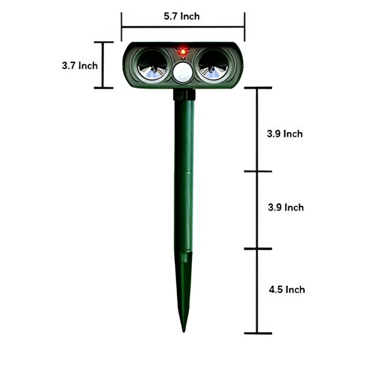 Solar Ultrasonic Deer Repeller with Motion Sensor for Garden