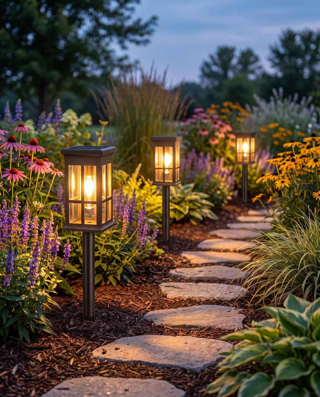 Solar Pathway Lights for Yard and Garden