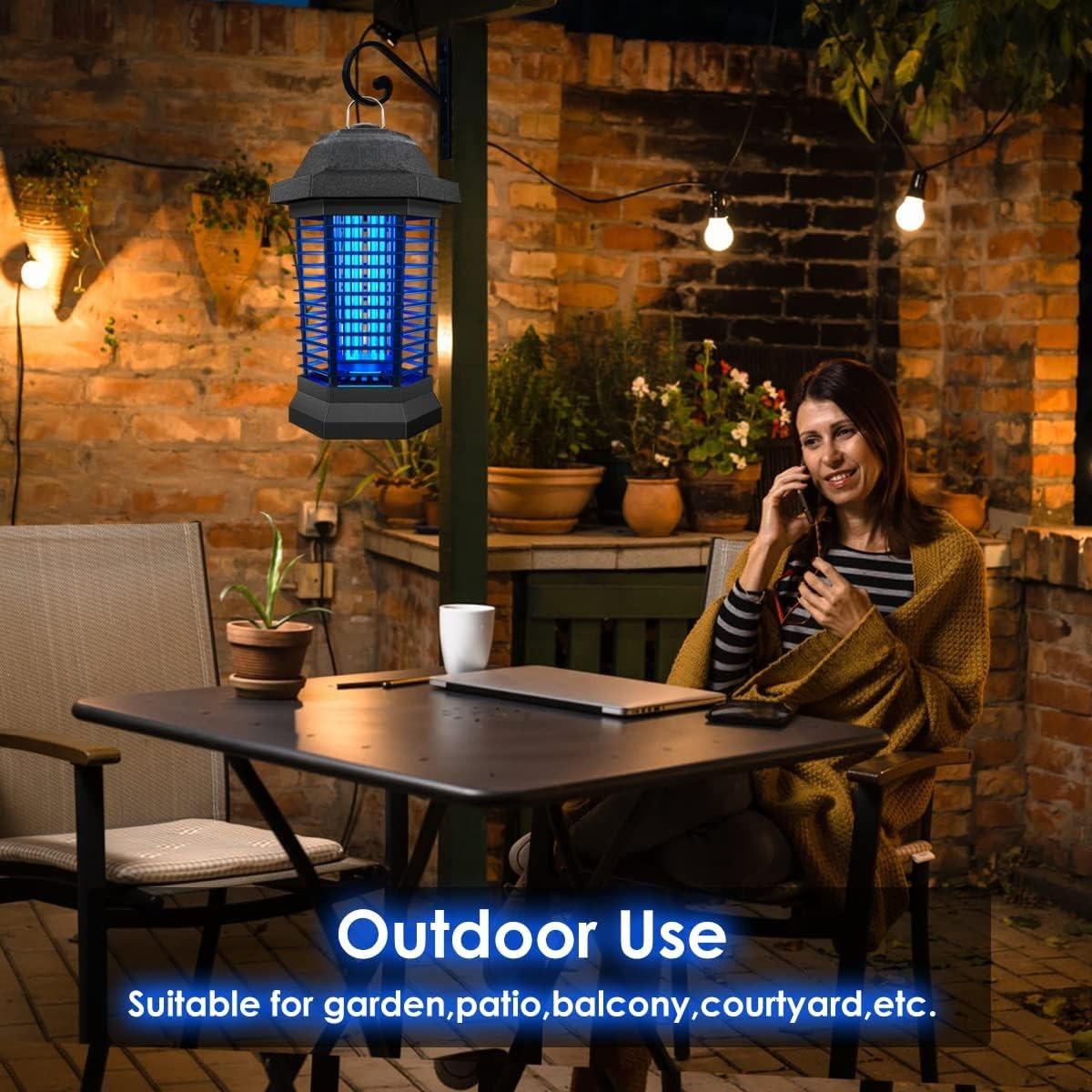 365nm UV Bug Zapper for Patio & Indoor Spaces