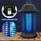 365nm UV Bug Zapper for Patio & Indoor Spaces